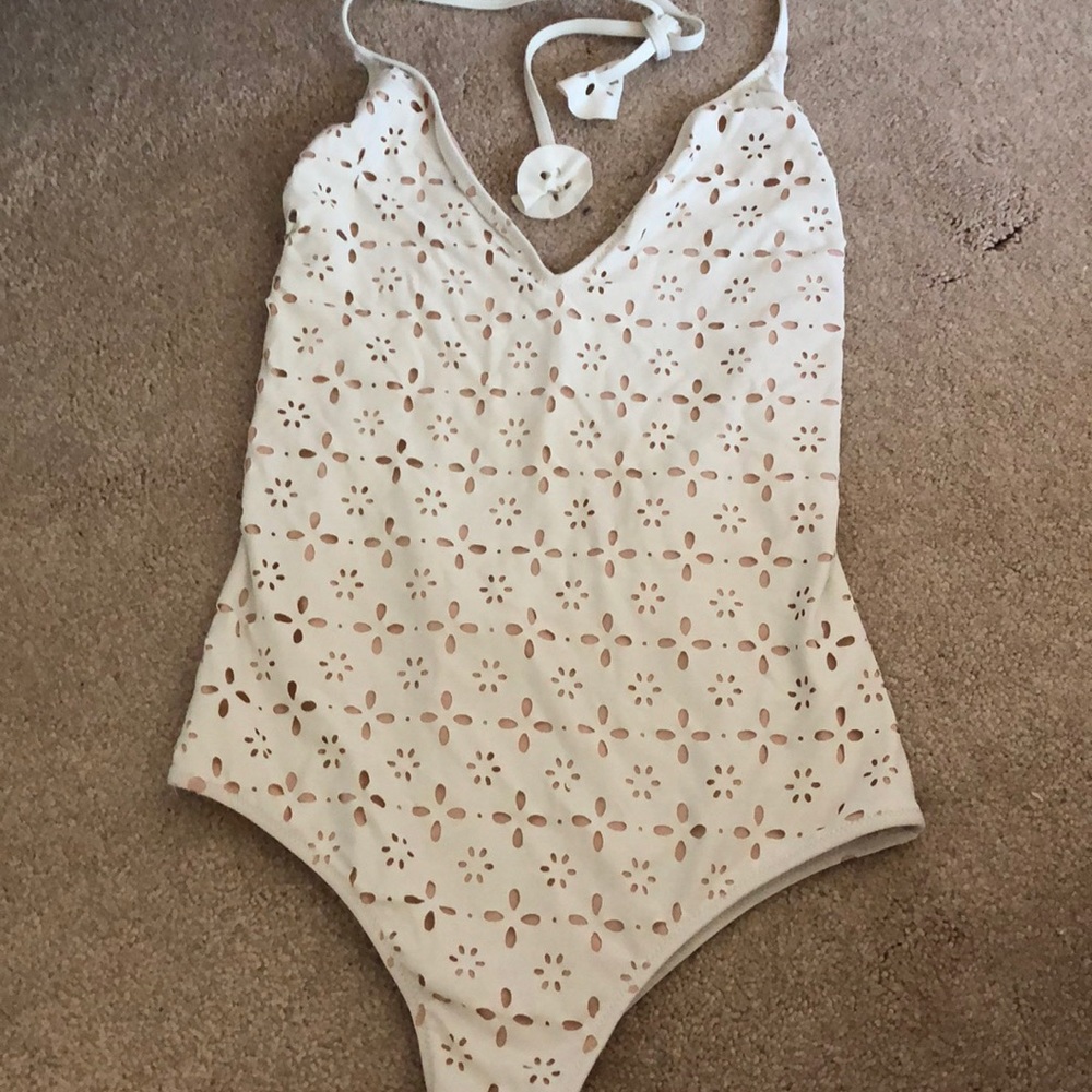 J Crew Eyelet Bathing Suit